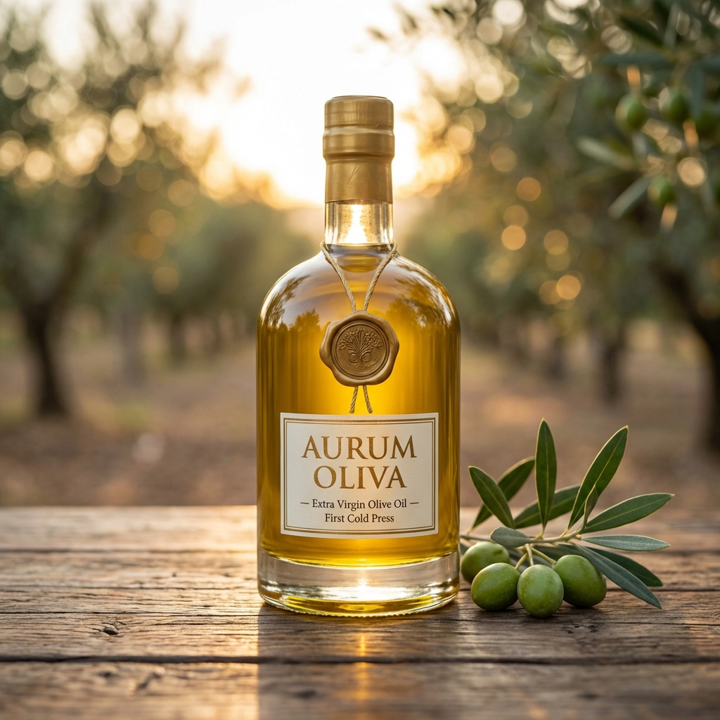 Aurum Oliva Extra Virgin Olive Oil Bottle